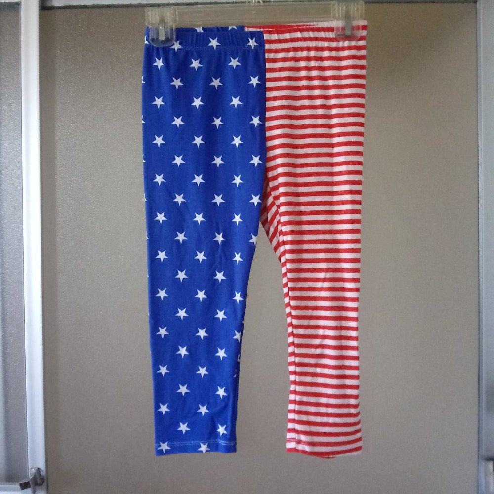 Epic Threads Cropped Leggings American Kid's Sz Large